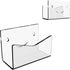 Acrylic Mail Sorter , Smile Mail Holder File Organizer Letter Sorter Holder for Desk or Wall (1PC, Clear)...