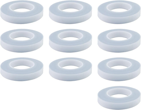 10Pcs Stretch Tie Tape Roll 98ft Garden Tie Tape, 0.43 Inch Wide Garden Vinyl Stake Gardening Tools for Indoor Outdoor Patio Plant Use(White)...