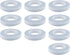 10Pcs Stretch Tie Tape Roll 98ft Garden Tie Tape, 0.43 Inch Wide Garden Vinyl Stake Gardening Tools for Indoor Outdoor Patio Plant Use(White)...