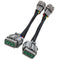 2PCS Headlight Adapters Compatible with Nissan 350z 2003-2005 CAR 6 Wire to Headlight 8 Wire, Green...