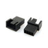Maxmoral 5PCS PWM Plastic Shell Computer Case Cooling Fan Male Plug Interface 4-pin PC Fan Connector Kit...