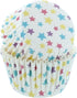 Bakery Crafts Pastel Everyday Baking Cups - 300-2" Cupcake Liners With Multi-colored Stars, Confetti, And Flowers In Pastel Shades, Greaseproof Pa...