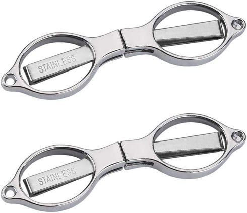 firiKer Home Office Travel Folding Scissors, Stainless Steel Telescopic Cutter, Christmas Stocking Stuffers for Men & Women, Christmas Gifts Stock...