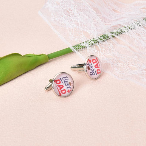 Best Dad Cufflinks for Men Dads Father's Day Gifts for Father Birthday Christmas Gifts for Men Daddy Cuff Links Gift...