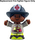 Replacement Part for Fisher-Price Little People to The Rescue Firetruck Playset - GGT34 ~ Replacement Fire-Fighter Figure...