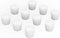 Silicone Rubber Stopper, (10-Pack, Size 6#) Tapered White Silicone Stoppers for Laboratory Sealing...