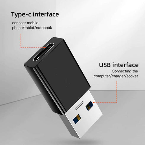 USB-C Female to USB 3.0 Male Adapter Converter Type C to USB 3 F/M...