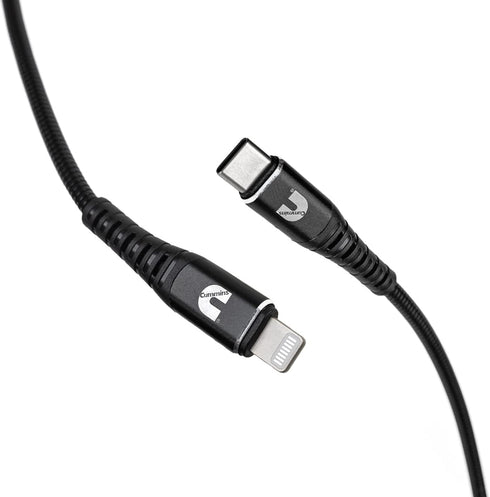 Cummins Lightning(R) to Type C(R) USB Braided Flex Cable and Wrap Attachment 4ft CMN4705......