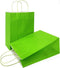 AZOWA Medium Gift Bags Light Green Kraft Paper Bags With Handles (7.5 x 3.9 x 9.8 in, 12 CT)...