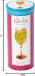 Lolita Best Aunt Ever Artisan Painted Wine Glass Gift...