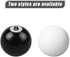 Pack-1 Car Spherical Shift Knob, Round Car Shift Knob with Adapters, Car Modification Gear Lever Kit, Universal for Most Cars, Trucks and Vans (Wh...