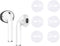 (Fit in Case)Silicone Protecitve Tips Ear Skins and Covers Replacement Anti Slip Soft eartips Compatible with Apple AirPods 1 & 2 or EarPods Headp...