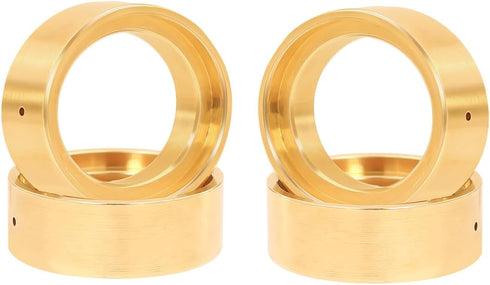 35g/pcs Brass Beadlock Clamp Wheel Weights Inner Rings for 1/18 RC Crawler TRX4M Stock Tires Upgrade...