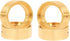 35g/pcs Brass Beadlock Clamp Wheel Weights Inner Rings for 1/18 RC Crawler TRX4M Stock Tires Upgrade...