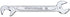 Stahlwille 40060808 12 Small Double Open-Ended Wrench Electric, Size 8mm, 15 Degree & 75 Degree Jaw Position, Chrome Alloy Steel & Chrome Plated, ...