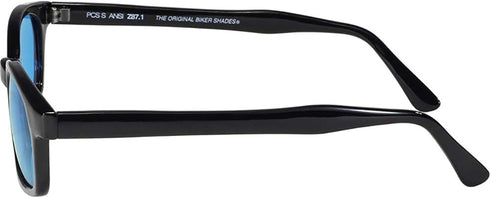 Pacific Coast Sunglasses X-KD's Black Frame/Turquoise Lens (1129) Rectangular Sunglasses, Adult...