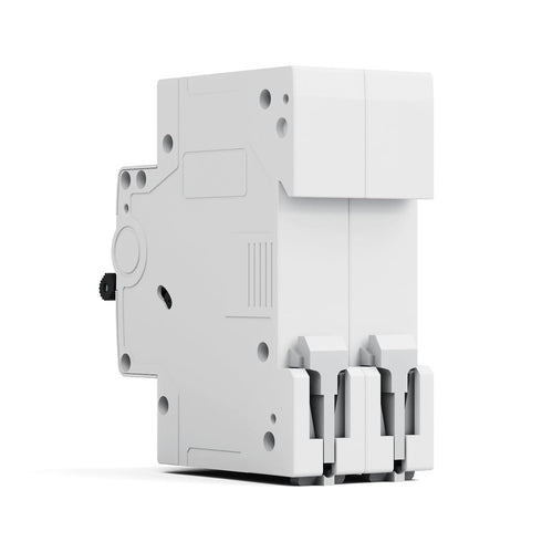 Miniature Circuit Breaker 120/240VAC 16A Double Pole Circuit Breaker DIN Rail Mount,Thermal Magnetic AC Disconnect Switch for House, Electrical Sy...