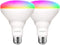 ANWIO Smart Light Bulb BR30 RGB Color Changing LED WiFi Dimmable Multicolor Light Bulbs E26 Base, Compatible with Alexa, Google Assistant, No Hub ...