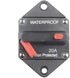Hi-Amp 20Amp Circuit Breaker 12V-32V DC Waterproof, 10-300A Fuse Inverter with Manual Reset Button for Auto Truck RV Marine, Panel Mount (20A)...
