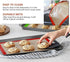 Silicone Baking Mat, Reusable Silicone Mat for Oven Microwave, Silicolife Non-Stick Baking Sheet, Baking Pan, Bakeware Mats for Cookies Macarons, ...