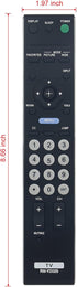 RM-YD025 Replaced Remote fit for Sony TV KDL-46S4100 KDL-40S4100 KDL-52S4100 KDL-22L4000 KDL-40S504 KDL-19M4000 KDL-40S5100 KDL-40SL150 KDL-40V510...