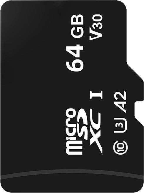 Micro SD Card 64GB for Light Bulb Security Cameras, Wireless Outdoor Cameras, Indoor Home Camera...
