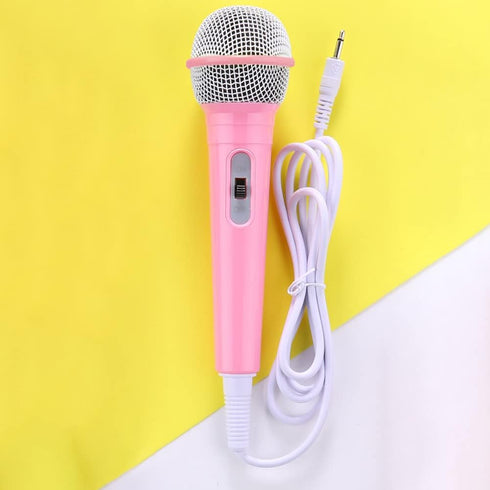Microphone for Kids, Kids Microphone for Singing Portable Dynamic Microphone with 3.5mm Jack Connector Handheld Karaoke Wired Microphone for Girls...