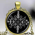 papa legba Voodoo Pendant Ritual Altar Pendant Occult Medallion DIY Jewelry Glass Dome Necklace...