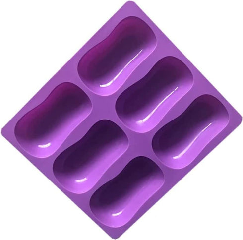 2Pcs Oval Silicone Soap Molds, Classic Oval Shaped Molds for Chocolate Jelly Candy Making...