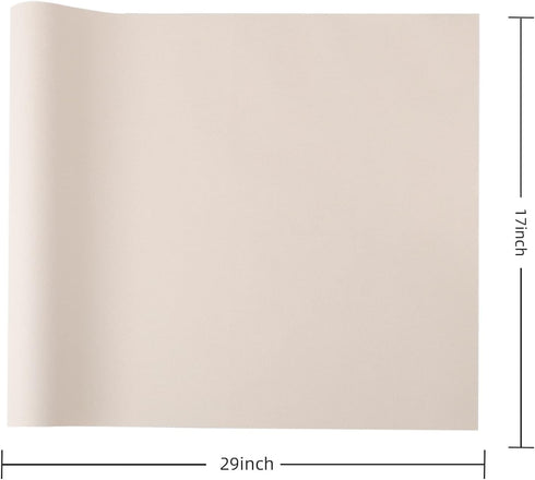 Wooqu Book Cloth, Fabric Surface and Paper Backed, Easy to Use, Strong, 17x29”, for Book Binding, Ivory...
