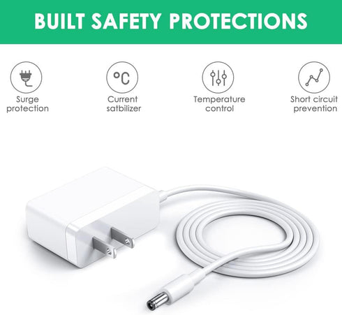 5V Replament Charger Power Cord for Baby Swing Compatible with Nova Baby Swing for Infants Motorized Portable Swing Power Adapter...