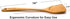 Bamber Wooden Wok Spatula Set Wood Turner with Long Handle for Non Stick Cookware...