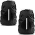 LAMA 2pcs Waterproof Rain Cover for Backpack, Reflective Rainproof Protector for Anti-dust and Anti-Theft M 26L-40L Black...