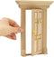 iLAND Dollhouse Door on 1:12 Scale, Miniature Door w/Handle & Knocker (Neoclassical Mini Door)...