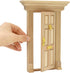 iLAND Dollhouse Door on 1:12 Scale, Miniature Door w/Handle & Knocker (Neoclassical Mini Door)...
