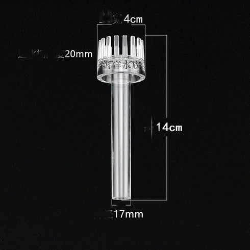 2pcs Aquarium Oil Skimmer Acrylic Oil Removal Fish Tank Remove Oil Slick Film Float Control Valve Inlet and Outlet Pipe Degreasing Film Basket Aqu...