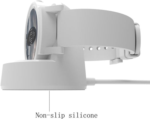 Ticwatch E Charger and Ticwatch S Charger,Replacement Data Connection Charging Dock Compatible with Ticwatch E/S Stand Station with 5 Feet Charger...