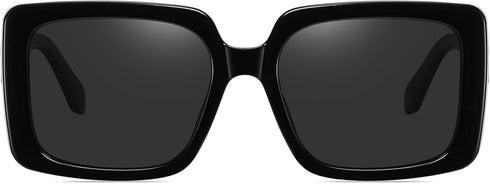 Vintage Square Polarized Sunglasses for Women Trendy 90s Thick Rectangle Sun Glasses UV400...