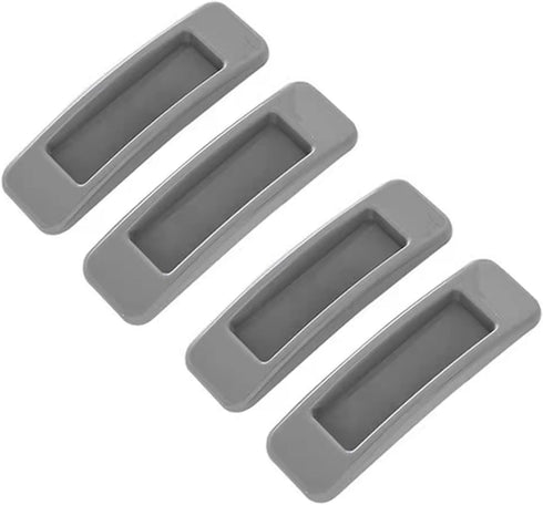 4pcs Self-adhesive Glass Sliding Door Handles, Plastic Door Handle Auxiliary Puller for Glass Doors, Sliding Doors, Window Doors, Sliding Door Cab...