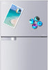 Starry Sky Pattern Refrigerator Magnets - 16 Pack Fridge Magnets for Refrigerator Office Cabinets Whiteboards Photo, 1.35 Inches Diameter, Best Ho...