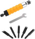 Electric Woodworking Carving Chisel Engraving Knife Tool Accessories for Carpenter and Graver 5 Blades and 1 Wrench (Drive Unit Needed)...