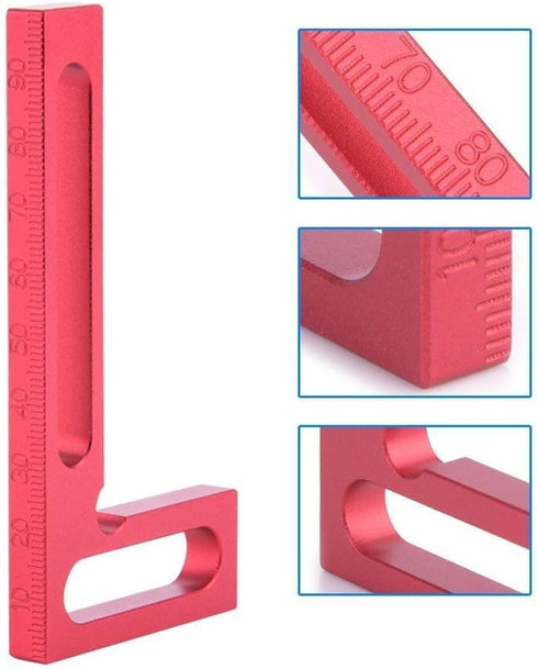 90° Degree Woodworking Right Angle Clamp, Tools Positioning Square10cm/3.9inch...