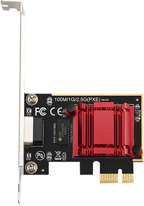 2.5GBase-T PCIe Network Adapter RTL8125B 2500/1000/100Mbps PCI Express Gigabit Ethernet Card RJ45 LAN Controller Support PXE for Windows/Linux/MAC...