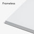U Brands Magnetic Dry Erase Board, 14"x14", Frameless, Includes Marker and Magnet...