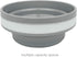 CARTINTS Silicone Collapsible Food Storage Containers with Lids Collapsible Containers Ideal for Travel and Camping, Hiking,32oz/950ml (Grey)...