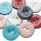 Chenkou Craft New Enamel Coco Two Holes Sewing Buttons Button Overcoat Decoration 25mm 20pcs (Mix)...