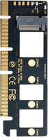 Cablecc NGFF M-Key NVME M.2 SSD to PCI-E Express 3.0 16x X4 Adapter Without Bracket Black...