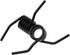 2PCS Horizontal Jack Accessory Hydraulic Jack Handle Spring Reinforced Steel Spring Black Floor Jack Spring Suitable for Most 3 to 4 Tonne Hydraul...