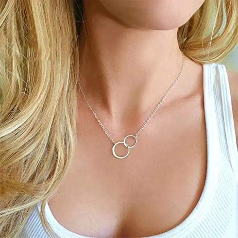 Mothers Day Gifts for Mom Daughter Mother Daughter Necklace for Mom To Daughter Grandma Granddaughter Mother-in-law Mother of the Groom Bonus Mom ...