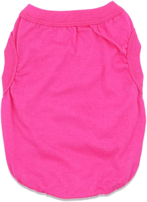 6 Pack Yorkie Clothes Plain Dog T Shirt 100% Cotton Solid Pet Small Puppy Clothes Blank Puppy Tshirt for Boy Dogs Shirts Pet T-Shirt for Small Dog...